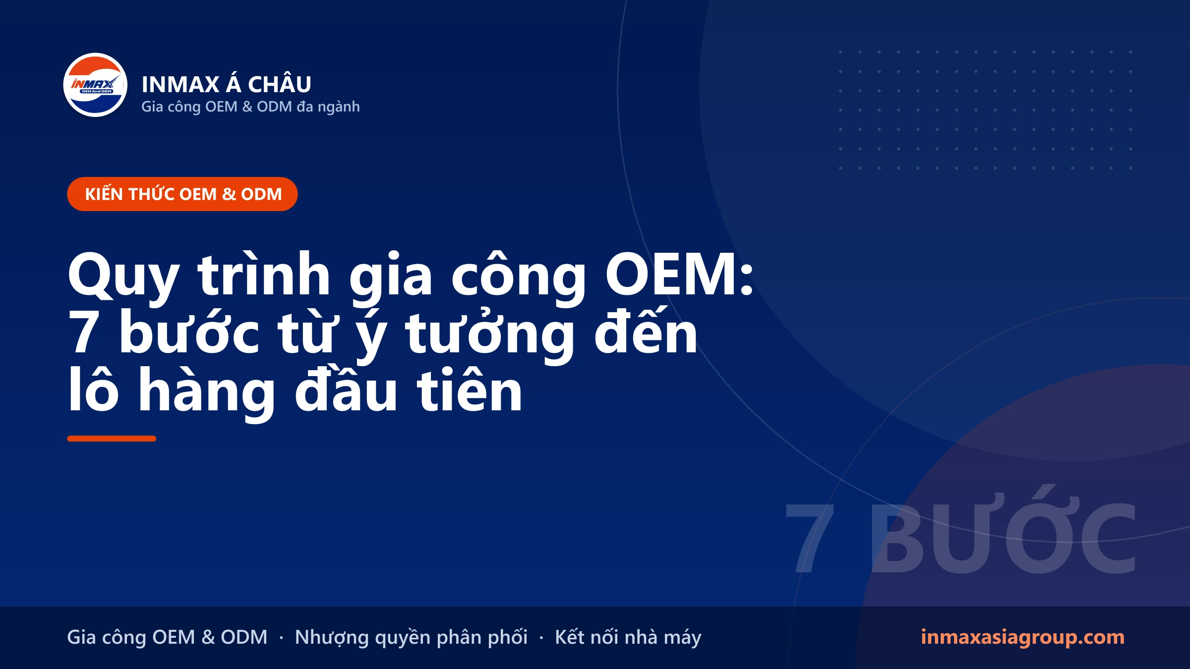 Làm mẫu trong quy trình gia công OEM